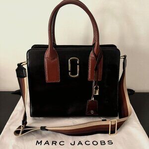 Marc Jacobs The Big Shot Saffiano Leather, Large Satchel w/ Detachable Strap